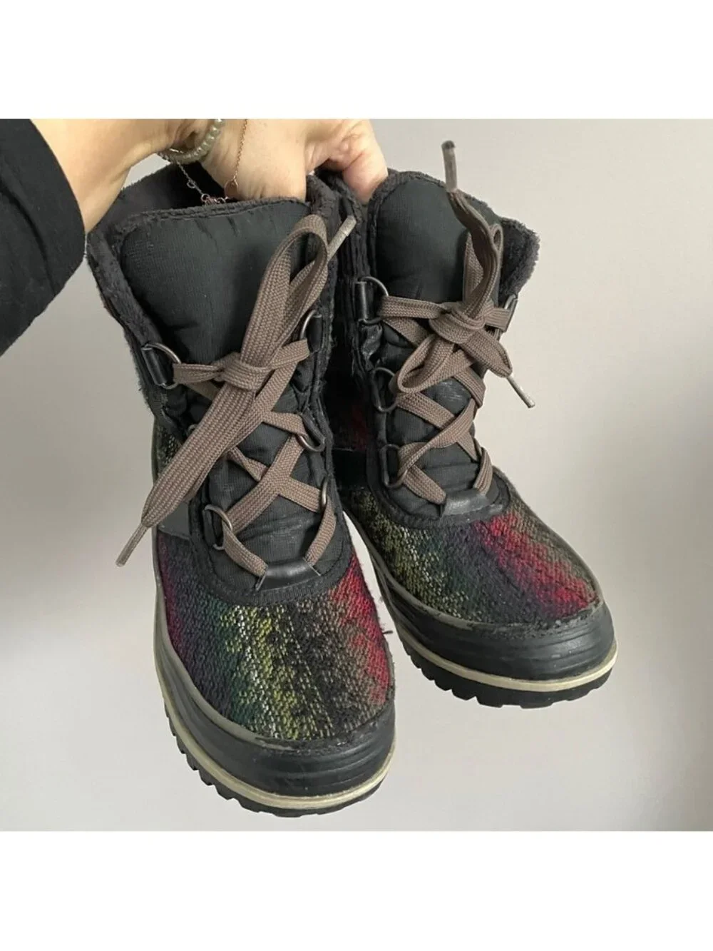Sorel Tivoli II Blanket Suede Multicoloured Waterproof Boots - 6